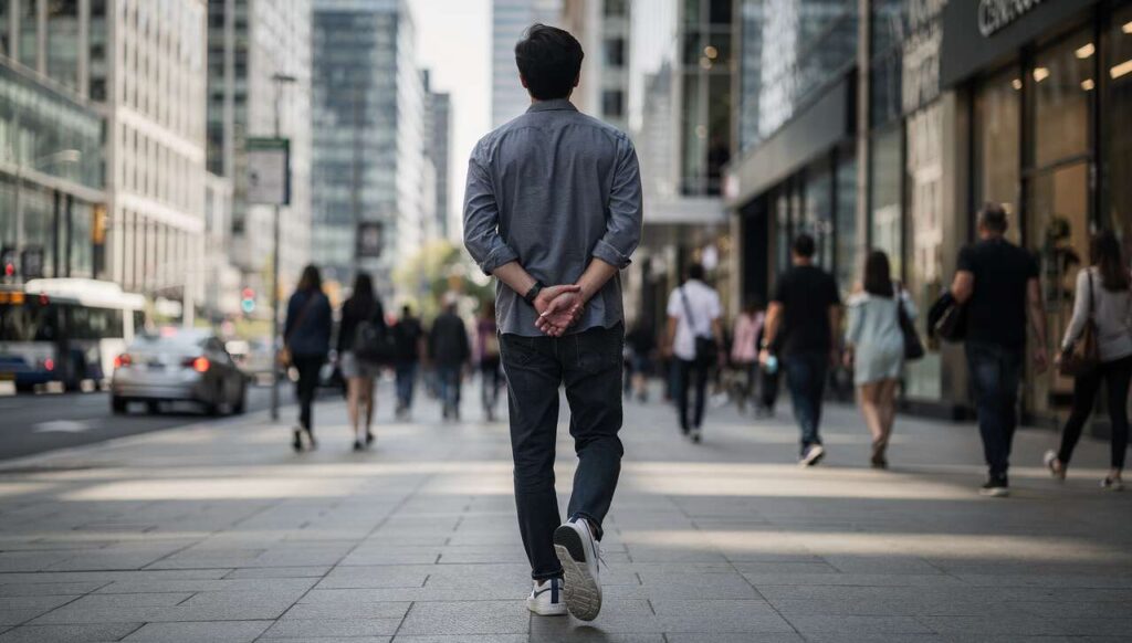 Wer beim Gehen die Hände hinter dem Rücken hält, zeigt laut Körpersprache-Forschern dieses Merkmal