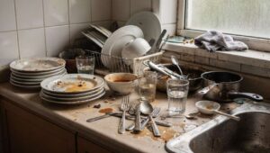 Schmutziges Geschirr stehen lassen: Laut Psychologie mehr als nur Faulheit
